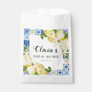 Sachets En Papier Fête des mariées de citron méditerranéen Favoriser