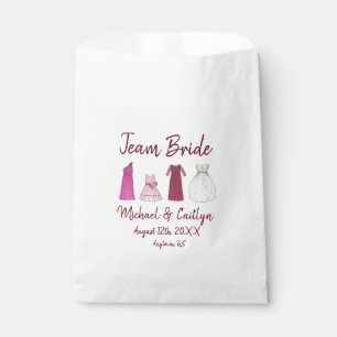 Sachets En Papier FÊTE DES MARIÉES Mariage de l'ÉQUIPE BRIDE Bachelo
