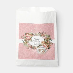 Sachets En Papier Fête des mariées vintage Elegant Rose Tea Party