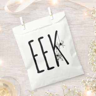 Sachets En Papier Fête d'Halloween araignée effrayante EEK