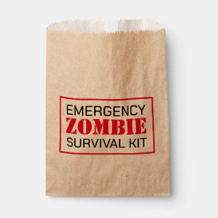 Sachets En Papier Fête d'Halloween Zombie