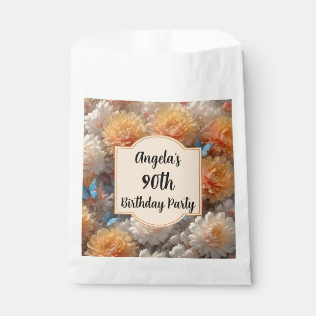 Sachets En Papier Fête du 90e anniversaire (Devant)