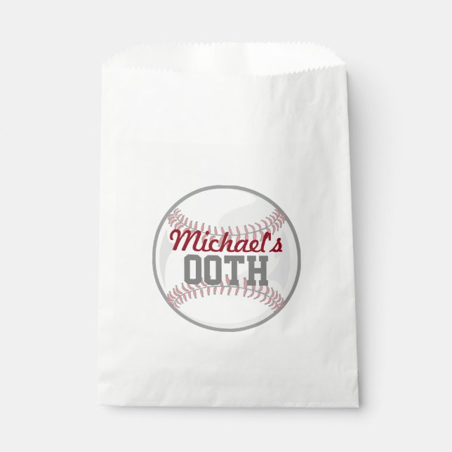 Sachets En Papier Fête du baseball (Devant)
