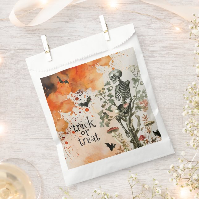 Sachets En Papier Fête du costume de forêt hantée Halloween (Coupé)