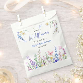 Sachets En Papier Fête Florale de Printemps pour Bébé Fleur Sauvage 
