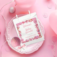 Fille de cadre de bonbon rose Baby Shower