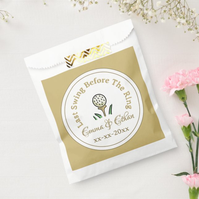 Sachets En Papier Fin de semaine de la partie de golf pré-Mariage Go (Scellé)