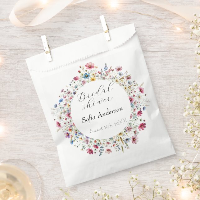 Sachets En Papier Fleur du Jardin français (Coupé)