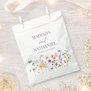 Sachets En Papier Fleur sauvage Fleur Fleur Flore Jardin Mariage