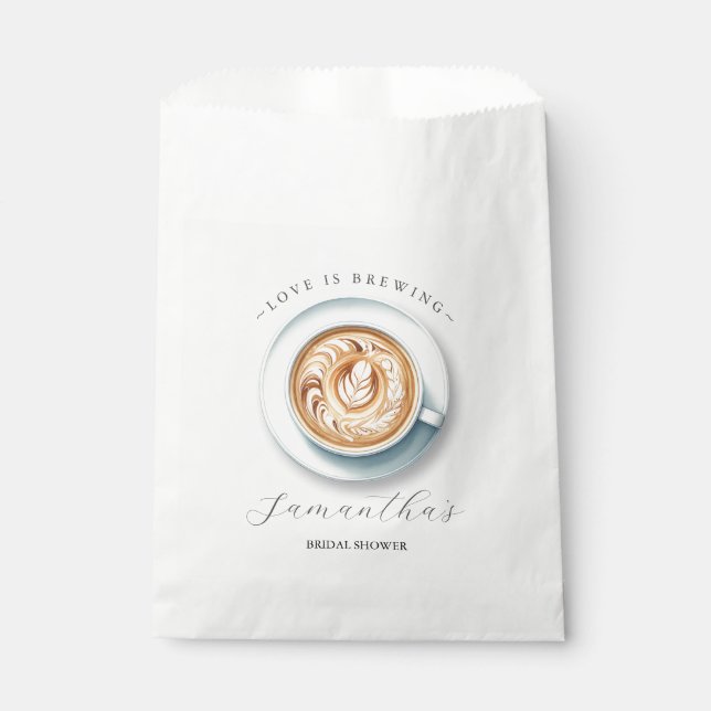 Sachets En Papier Fleur tropicale orange (Devant)