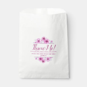Sachets En Papier Fleurs d'anémones roses art mariage me jeter des p