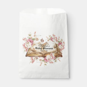 Sachets En Papier Fleurs de conte de fées Baby Shower Rose