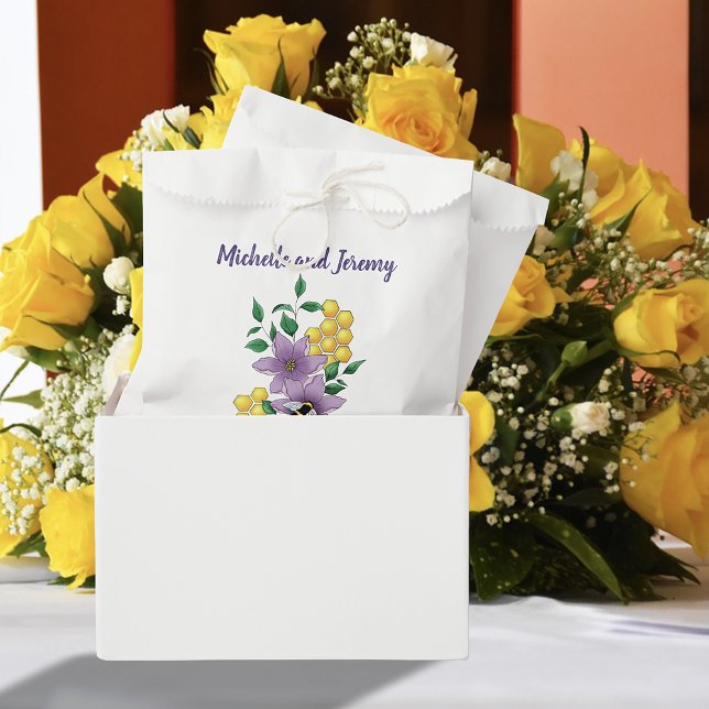 Sachets En Papier Fleurs de lavande de bourdon Jaune (Créateur téléchargé)