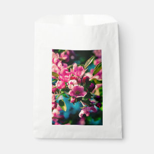 Sachets En Papier Fleurs de pommier sauvage rose