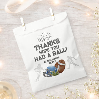 Sachets En Papier Football Anniversaire Merci