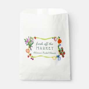 Sachets En Papier FRAÎCHEMENT ARRIVÉ DU MARCHÉ Douce Fête de Mariage