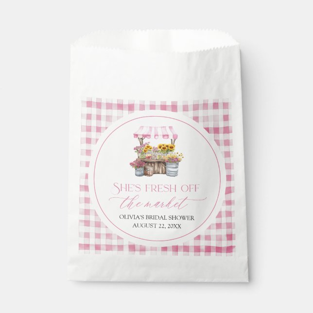 Sachets En Papier Fraîchement De La Fête des mariées De Marché Des A (Devant)