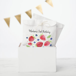 Sachets En Papier Fraise bleuet Berry Sweet Anniversaire