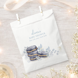 Sachets En Papier Français Floral Bonjour Bébé Macaron Baby shower