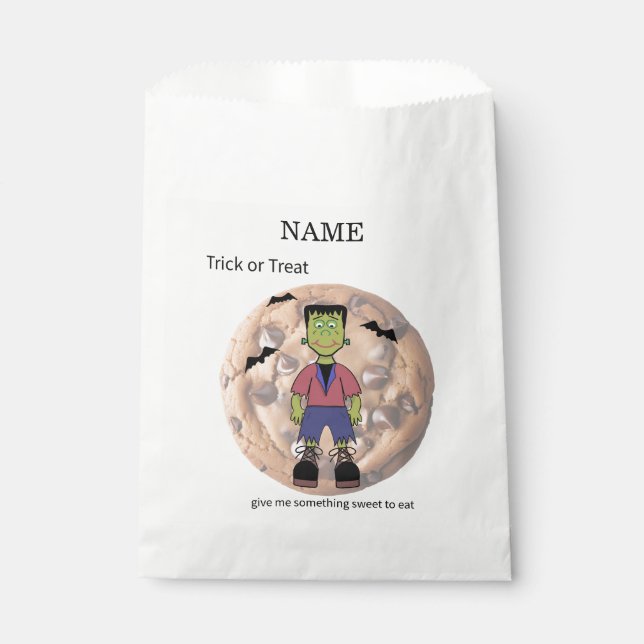 Sachets En Papier Frankenstein Cookie Sleeve (Devant)