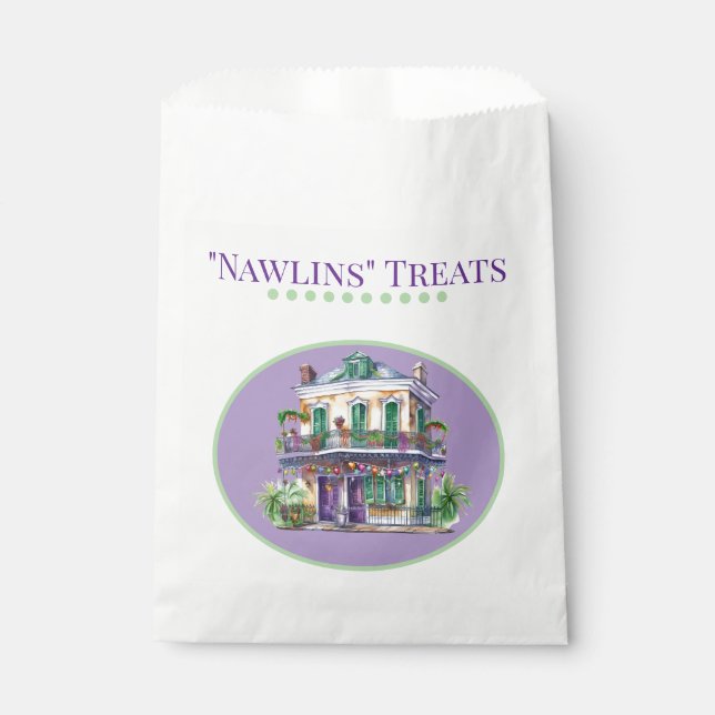 Sachets En Papier Friandises de Nawlins (Devant)
