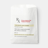 Fun Novelty Rx Prescription Étiquette cookies