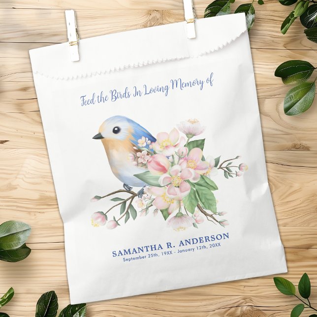 Sachets En Papier Funérailles Memorial Amour Mémoire Bird Seed Packe (Créateur téléchargé)
