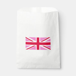 Sachets En Papier GAY PRIDE britannique (Union Jack rose) (Drapeau b