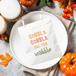 Sachets En Papier Gobble Gobble Jusqu'À Ce Que Vous Tournez   Thanks
