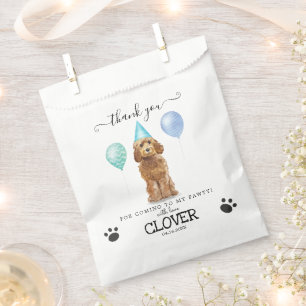 Sachets En Papier Goldendoodle Merci Chien Treat Party Favoriser les