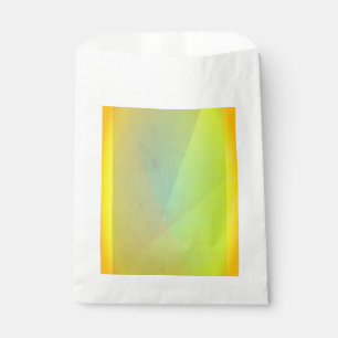 Sachets En Papier Gradation géométrique jaune moderne