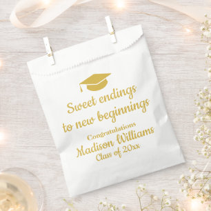 Sachets En Papier Graduation Party Sweet Terminer Treat Bags Favoris