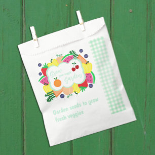 Sachets En Papier Graines de jardin cadeau enterrement de vie de jeu