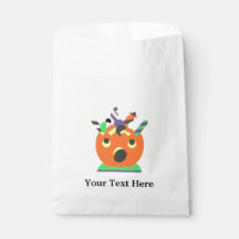 Halloween Candy Citrouille Treat Bags