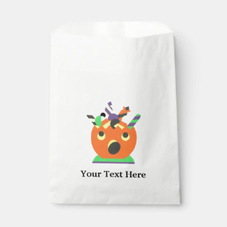 Sachets En Papier Halloween Candy Citrouille Treat Bags