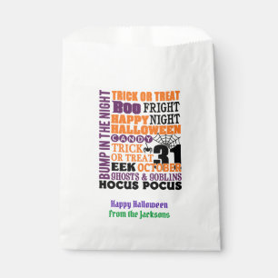 Sachets En Papier Halloween dit Goodie Sac