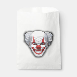 Sachets En Papier Halloween du Carnaval de Clown déplaisant