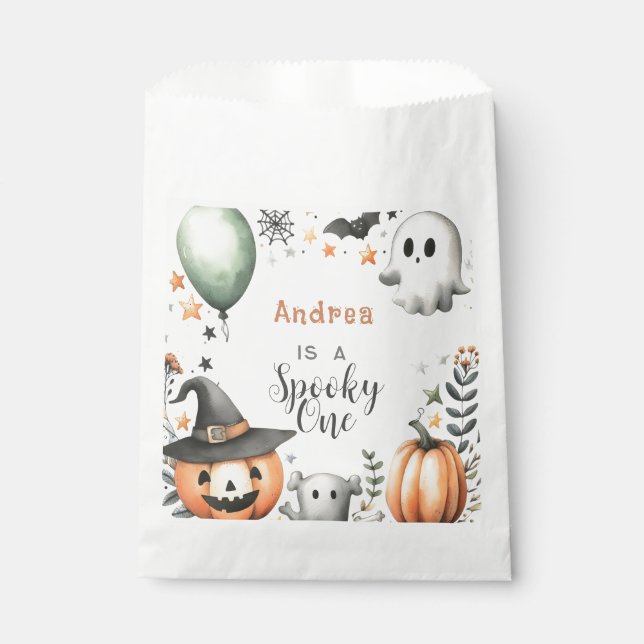 Sachets En Papier Halloween Éffrayant premier (Devant)