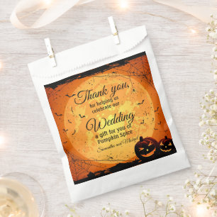 Sachets En Papier Halloween Mariage Merci Favoriser le sac Noms pers