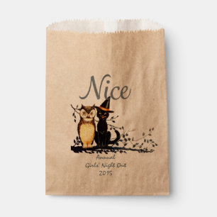 Sachets En Papier Halloween Naughty ou Nice Favoriser Sac - Nice