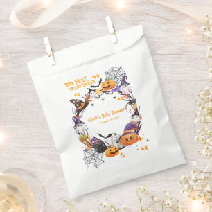 Sachets En Papier Halloween Tiny Feet, Baby shower sucré Éffrayant
