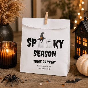 Sachets En Papier Halloween Trick ou Treat - Fantômes de saison Éffr