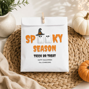 Sachets En Papier Halloween Trick ou Treat - Fantômes de saison Éffr