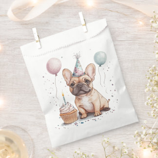 Sachets En Papier Happy Birthday French Bulldog