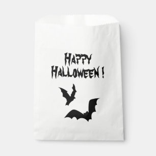 Sachets En Papier Happy Halloween Bats Favor Bag