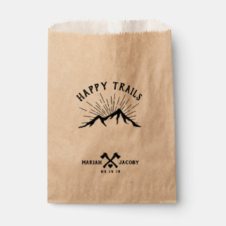 Sachets En Papier Happy Trails Wedding Favor do-it-yourself Trail Mi