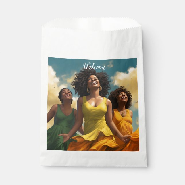 Sachets En Papier Harmonie radieuse (Devant)