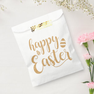 SACHETS EN PAPIER HEUREUX SAC DE FAVEUR EASTER