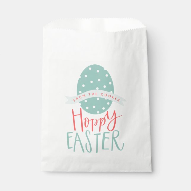 SACHETS EN PAPIER HOPPY EASTER (Devant)