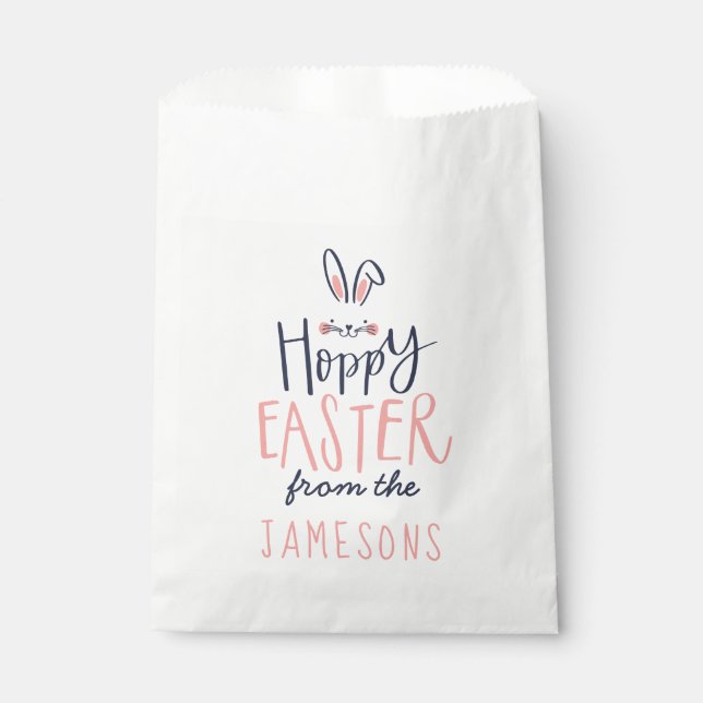 SACHETS EN PAPIER HOPPY EASTER (Devant)